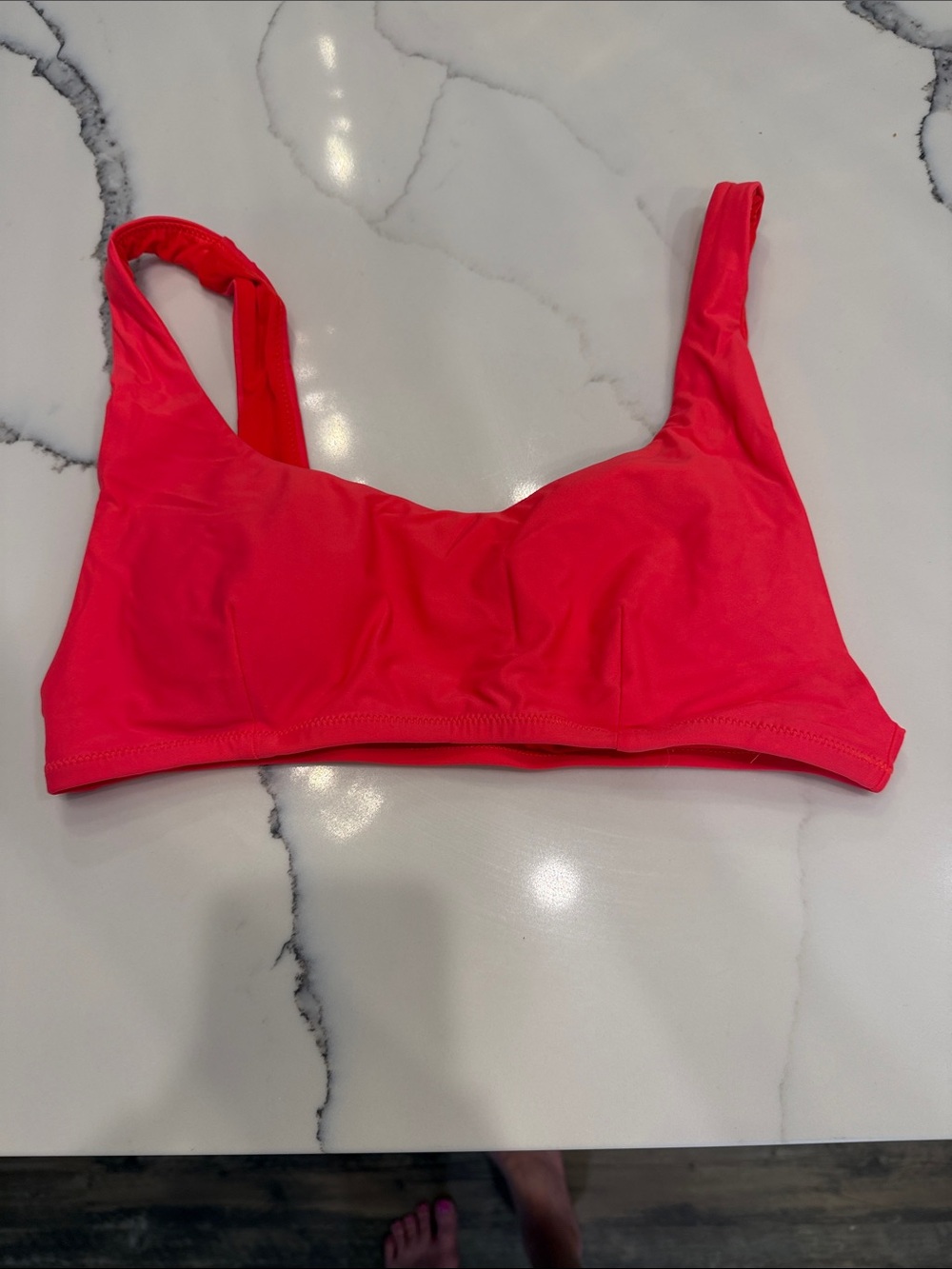 Aerie Red Pink Bikini Top